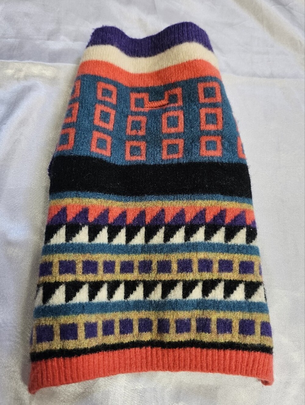 Colorful Geometric Doggie Sweater